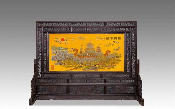 萬(wàn)壽中華屏風(fēng)